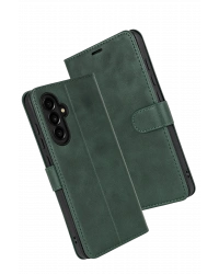 Newface Samsung Galaxy A17 5G Trend S Plus Kapaklı Kılıf - Yeşil