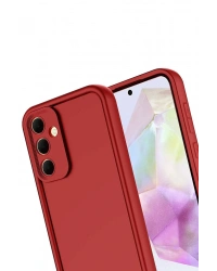 Newface Samsung Galaxy A17 5G Viera Silikon - Kırmızı