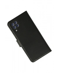 Newface Samsung Galaxy A22 Kılıf Trend S Plus Kapaklı Kılıf - Siyah