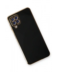 Newface Samsung Galaxy A22 Kılıf Volet Silikon - Siyah