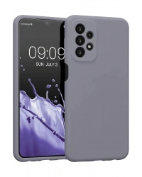 Newface Samsung Galaxy A23 4G Kılıf First Silikon - Gri