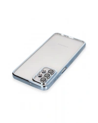 Newface Samsung Galaxy A23 4G Kılıf Razer Lensli Silikon - Açık Mavi