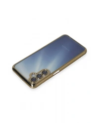 Newface Samsung Galaxy A25 5G Kılıf Razer Lensli Silikon - Gold