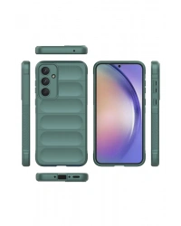 Newface Samsung Galaxy A26 Kılıf Optimum Silikon - Koyu Yeşil