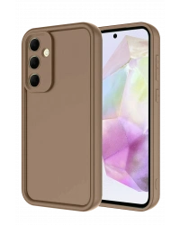 Newface Samsung Galaxy A26 Kılıf Viera Silikon - Kahverengi