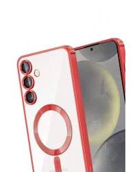 Newface Samsung Galaxy A26 Kross Magneticsafe Kapak - Kırmızı