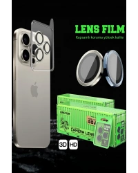 Newface Samsung Galaxy A26 Raze Metal Kamera Lens - Siyah