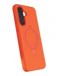 Newface Samsung Galaxy A26 Regal Magsafe Standlı Kapak - Turuncu