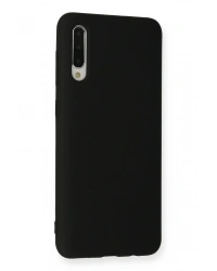 Newface Samsung Galaxy A30S Kılıf Nano içi Kadife Silikon - Siyah
