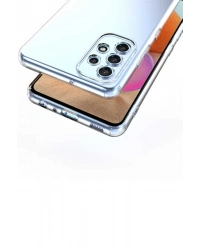 Newface Samsung Galaxy A32 Kılıf Lüx Şeffaf Silikon