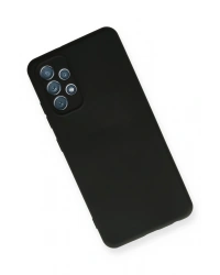Newface Samsung Galaxy A32 Kılıf Nano içi Kadife Silikon - Siyah