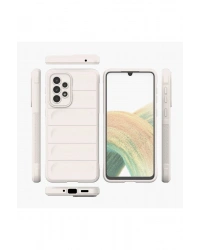 Newface Samsung Galaxy A33 5G Kılıf Optimum Silikon - Krem