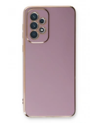 Newface Samsung Galaxy A33 5G Kılıf Volet Silikon - Mor