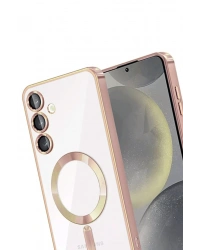 Newface Samsung Galaxy A35 5G Kross Magneticsafe Kapak - Rose