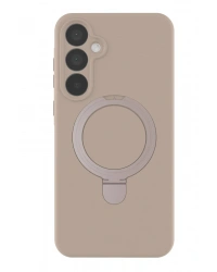 Newface Samsung Galaxy A35 5G Regal Magsafe Standlı Kapak - Çöl Titanyum