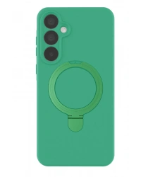 Newface Samsung Galaxy A35 5G Regal Magsafe Standlı Kapak - Yeşil