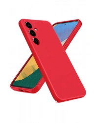 Newface Samsung Galaxy A36 Kılıf Nano içi Kadife Silikon - Kırmızı