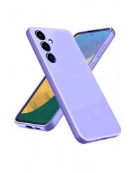 Newface Samsung Galaxy A36 Kılıf Nano içi Kadife Silikon - Lila