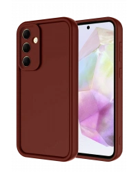 Newface Samsung Galaxy A36 Kılıf Viera Silikon - Bordo