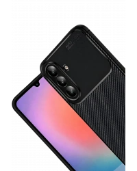 Newface Samsung Galaxy A37 5G Auto Focus Karbon Kapak - Siyah