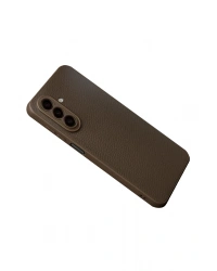 Newface Samsung Galaxy A37 5G Thermax Silikon Kılıf - Kahverengi