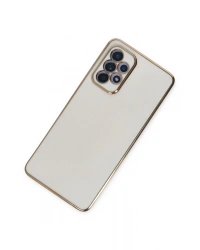 Newface Samsung Galaxy A52 Kılıf Volet Silikon - Beyaz