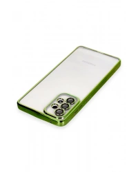 Newface Samsung Galaxy A53 5G Kılıf Razer Lensli Silikon - Yeşil