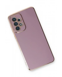 Newface Samsung Galaxy A53 5G Kılıf Volet Silikon - Mor