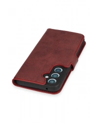 Newface Samsung Galaxy A54 5G Kılıf Trend S Plus Kapaklı Kılıf - Kırmızı