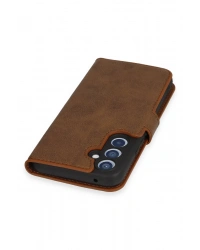 Newface Samsung Galaxy A54 5G Kılıf Trend S Plus Kapaklı Kılıf - Taba