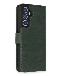 Newface Samsung Galaxy A54 5G Kılıf Trend S Plus Kapaklı Kılıf - Yeşil