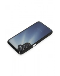 Newface Samsung Galaxy A55 5G Kılıf Razer Lensli Silikon - Siyah