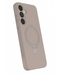 Newface Samsung Galaxy A55 5G Regal Magsafe Standlı Kapak - Çöl Titanyum