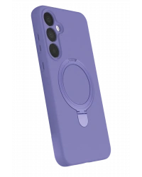 Newface Samsung Galaxy A55 5G Regal Magsafe Standlı Kapak - Lila