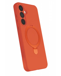 Newface Samsung Galaxy A55 5G Regal Magsafe Standlı Kapak - Turuncu