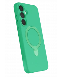 Newface Samsung Galaxy A55 5G Regal Magsafe Standlı Kapak - Yeşil