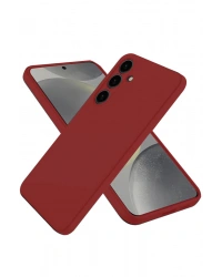 Newface Samsung Galaxy A56 Kılıf First Silikon - Kırmızı
