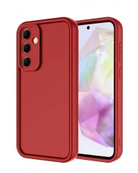 Newface Samsung Galaxy A56 Kılıf Viera Silikon - Kırmızı