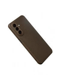 Newface Samsung Galaxy A57 5G Thermax Silikon Kılıf - Kahverengi