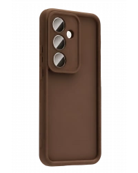 Newface Samsung Galaxy A57 5G Viera Silikon - Kahverengi
