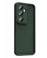 Newface Samsung Galaxy A57 5G Viera Silikon - Koyu Yeşil