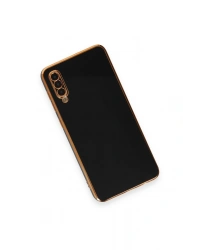 Newface Samsung Galaxy A70 Kılıf Volet Silikon - Siyah