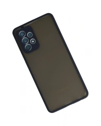 Newface Samsung Galaxy A72 Kılıf Montreal Silikon Kapak - Lacivert