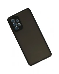 Newface Samsung Galaxy A72 Kılıf Montreal Silikon Kapak - Siyah