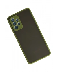 Newface Samsung Galaxy A72 Kılıf Montreal Silikon Kapak - Yeşil