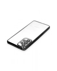 Newface Samsung Galaxy A73 5G Kılıf Razer Lensli Silikon - Siyah