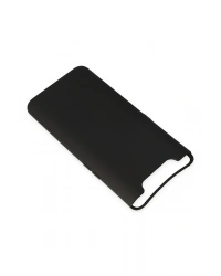 Newface Samsung Galaxy A80 Kılıf Nano içi Kadife Silikon - Siyah