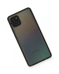 Newface Samsung Galaxy A81 / Note 10 Lite Kılıf Montreal Silikon Kapak - Siyah