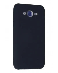 Newface Samsung Galaxy J7 Kılıf Nano içi Kadife Silikon - Lacivert