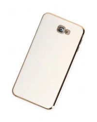 Newface Samsung Galaxy J7 Prime Kılıf Volet Silikon - Beyaz